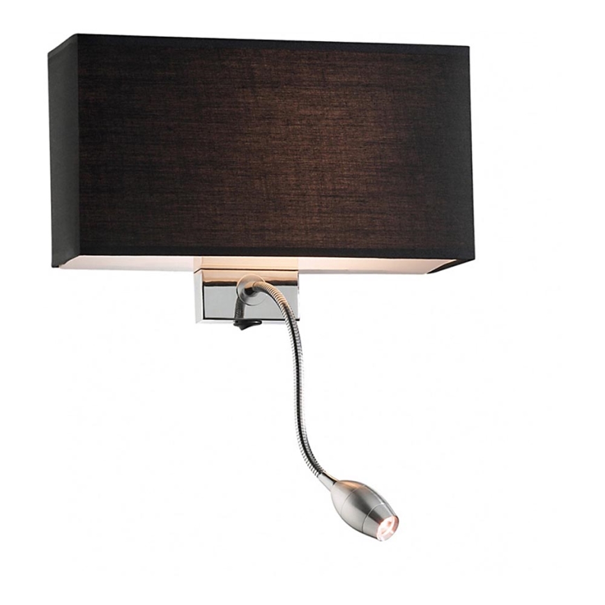 Ideal Lux - LED Elastyczny kinkiet HOTEL 1xE27/60W + LED/1,5W/230V