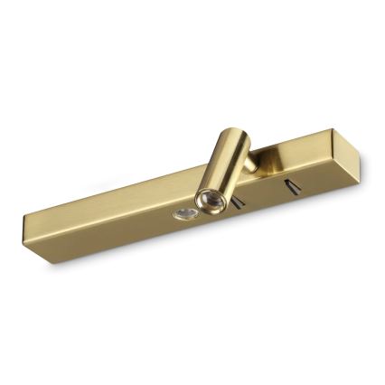 Ideal Lux - LED Kinkiet BONNE 2xLED/6,5W/230V CRI 90 złoty