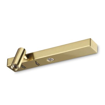 Ideal Lux - LED Kinkiet BONNE LED/6,5W/230V CRI 90 złoty