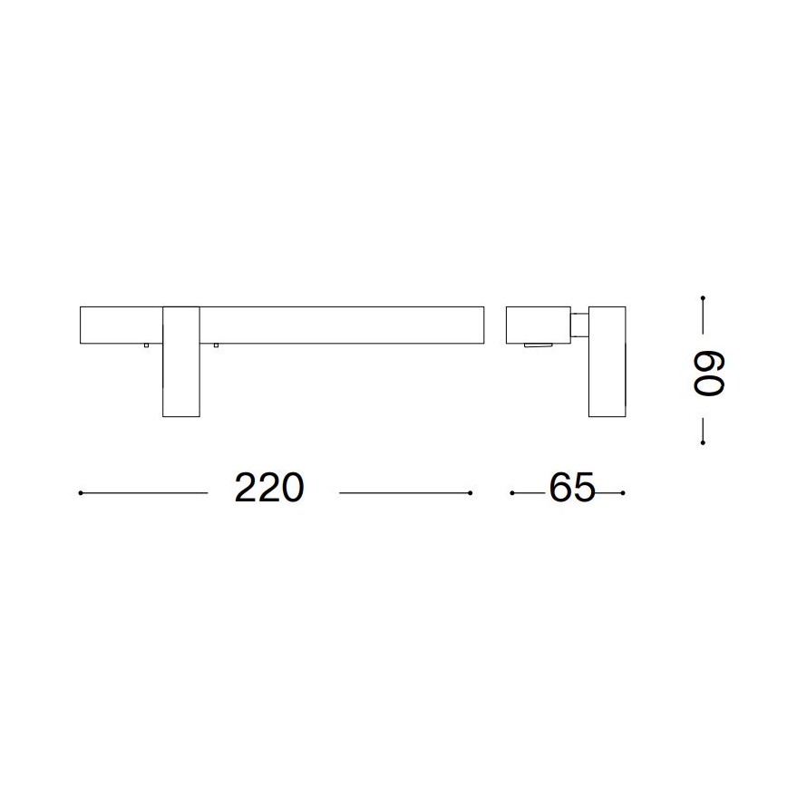 Ideal Lux - LED Kinkiet BONNE LED/6,5W/230V CRI 90 złoty
