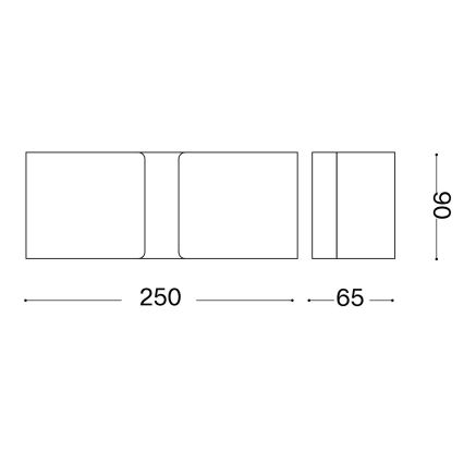 Ideal Lux - LED Kinkiet CLIP 2xG9/3W/230V brązowy