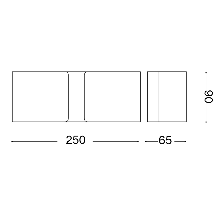 Ideal Lux - LED Kinkiet CLIP 2xG9/3W/230V brązowy