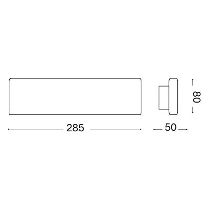 Ideal Lux - LED Kinkiet DESK LED/12,5W/230V CRI 90 czarny