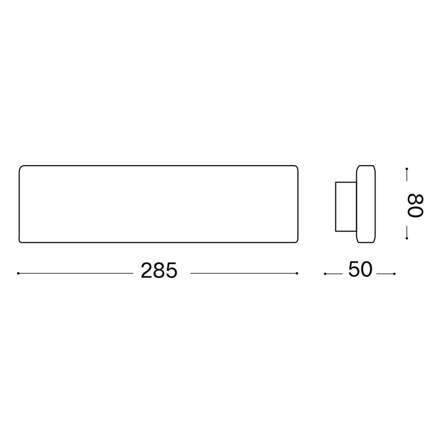 Ideal Lux - LED Kinkiet DESK LED/12,5W/230V CRI 90 czarny