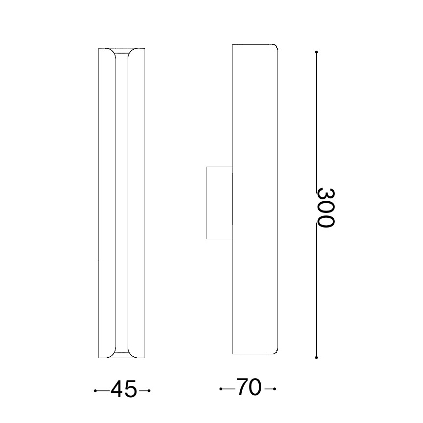 Ideal Lux - Kinkiet LED DORICA LED/8,5 W/230 V CRI 90 mosiądz