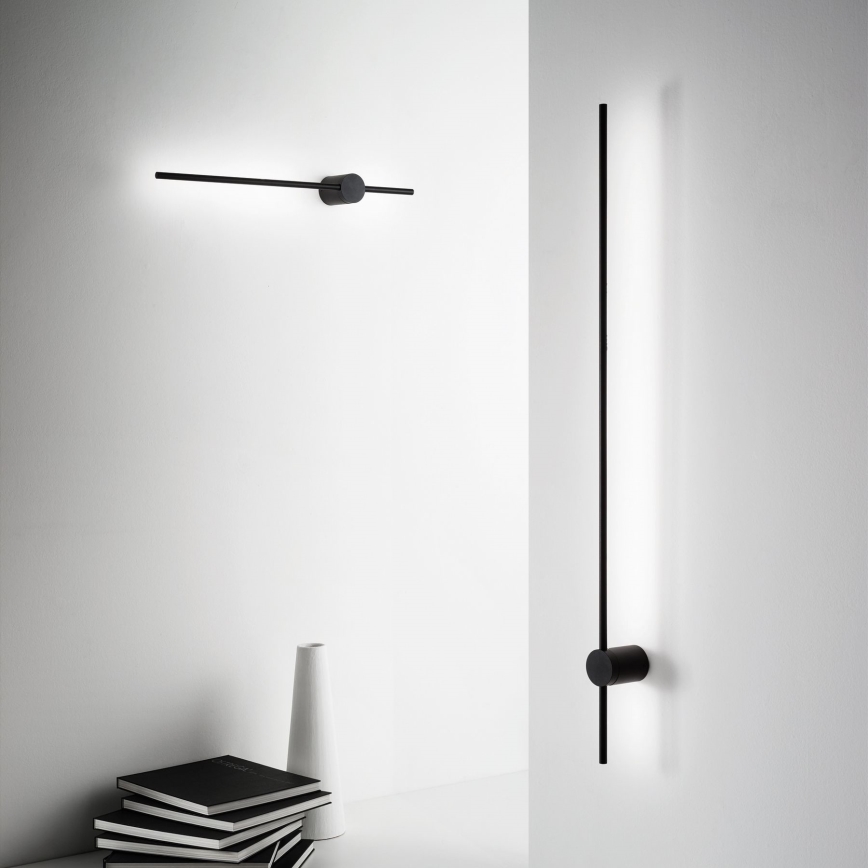Ideal Lux - LED Kinkiet ESSENCE LED/12W/230V 4000K 70 cm CRI 90 czarny