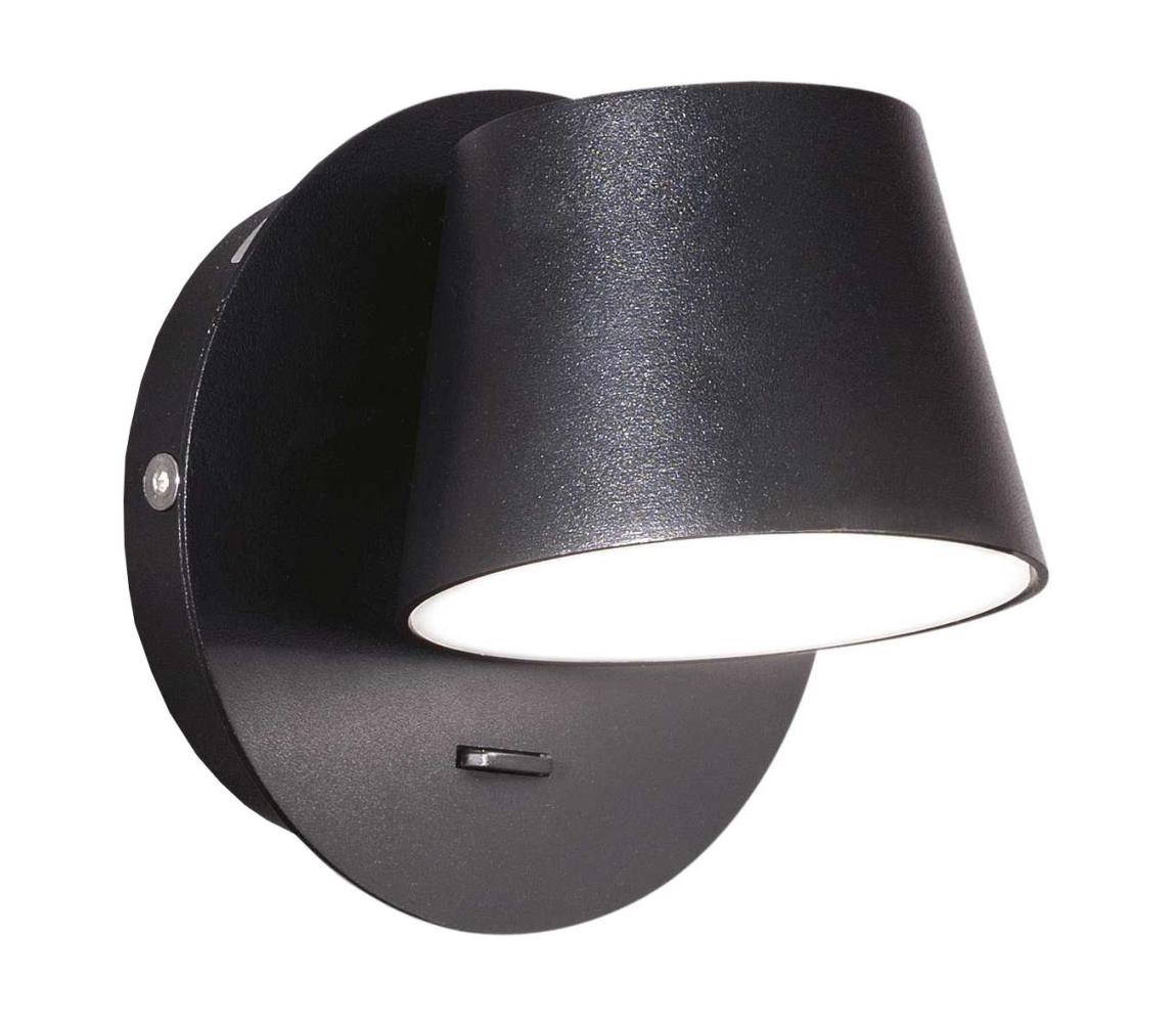 Ideal Lux - LED Kinkiet GIM LED/6W/230V czarny