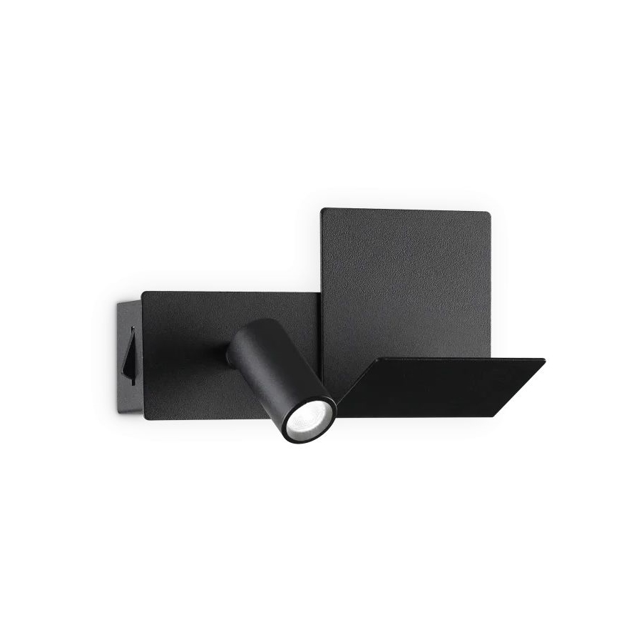 Ideal Lux - LED Kinkiet KOMODO LED/4,5W/230V USB CRI 90 czarny
