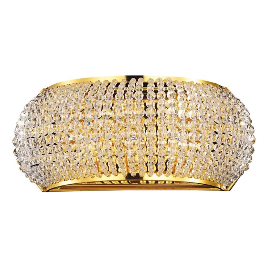 Ideal Lux - LED Kinkiet kryształowy PASHA 3xG9/3W/230V złoty
