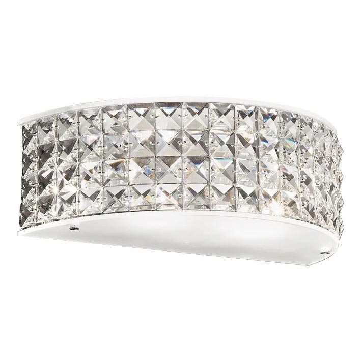 Ideal Lux - LED Kinkiet kryształowy ROMA 2xG9/3W/230V chrom błyszczący