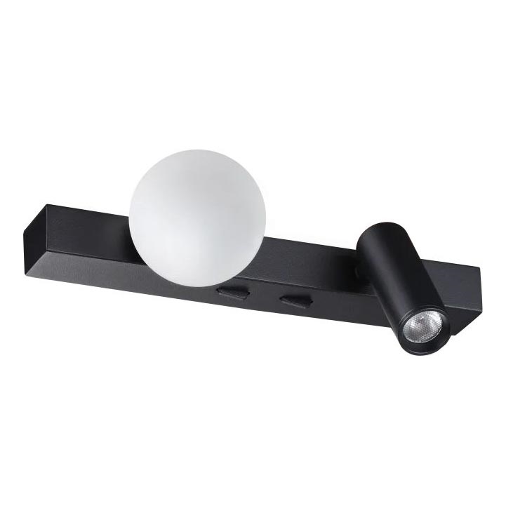 Ideal Lux - LED Kinkiet PING PONG 2xLED/3W/230V CRI 90 czarny