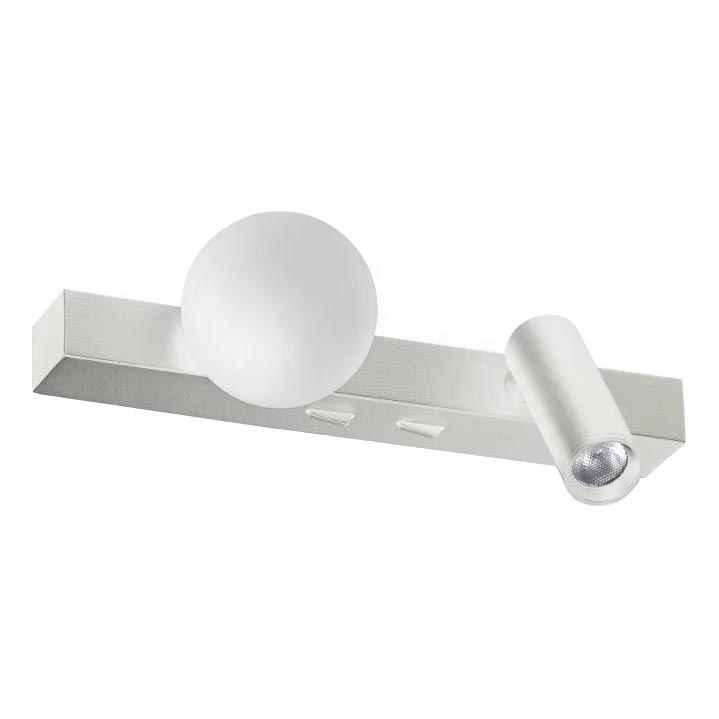 Ideal Lux - LED Kinkiet PING PONG 2xLED/3W/230V CRI 90 matowy chrom