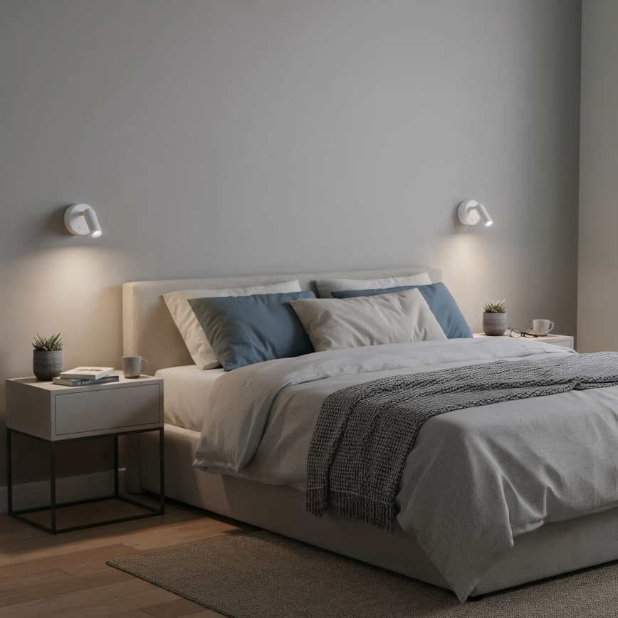 Ideal Lux - LED Kinkiet punktowy BEAN LED/3W/230V CRI 90 biały