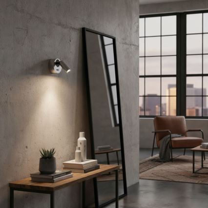 Ideal Lux - LED Kinkiet punktowy BEAN LED/3W/230V CRI 90 chrom błyszczący