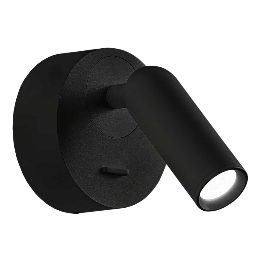 Ideal Lux - LED Kinkiet punktowy BEAN LED/3W/230V CRI 90 czarny