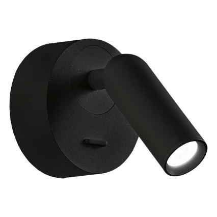 Ideal Lux - LED Kinkiet punktowy BEAN LED/3W/230V CRI 90 czarny