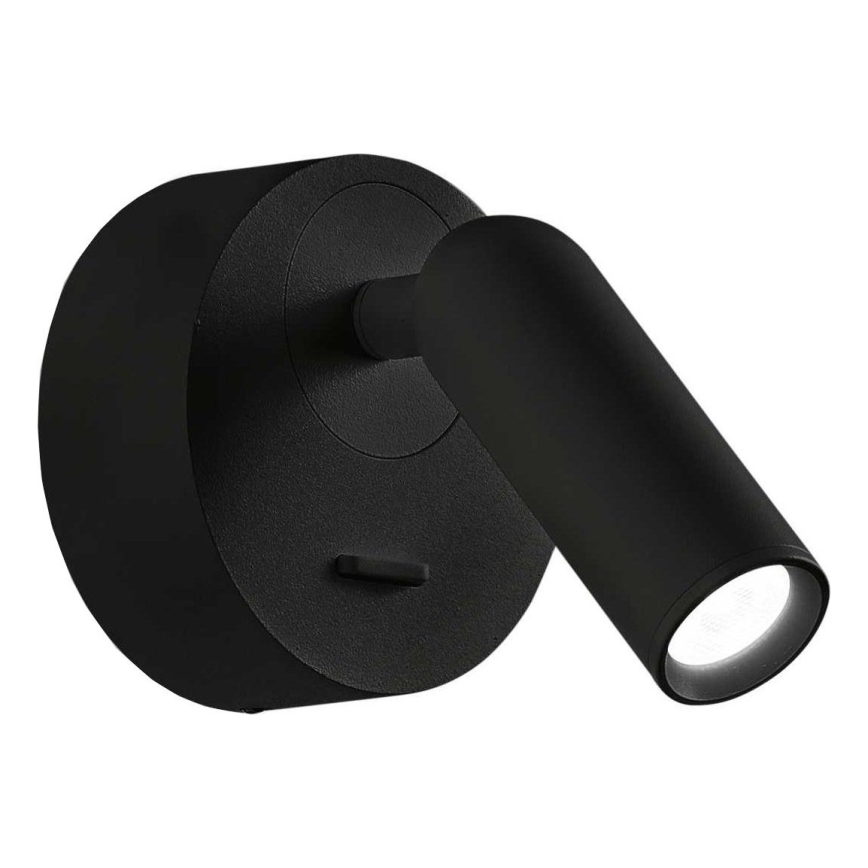 Ideal Lux - LED Kinkiet punktowy BEAN LED/3W/230V CRI 90 czarny