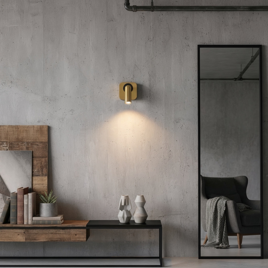 Ideal Lux - LED Kinkiet punktowy BEAN LED/3W/230V CRI 90 złoty