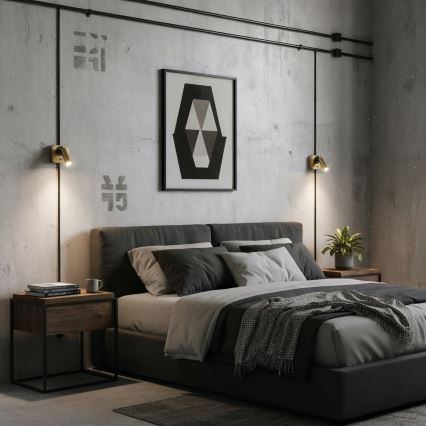 Ideal Lux - LED Kinkiet punktowy BEAN LED/3W/230V CRI 90 złoty