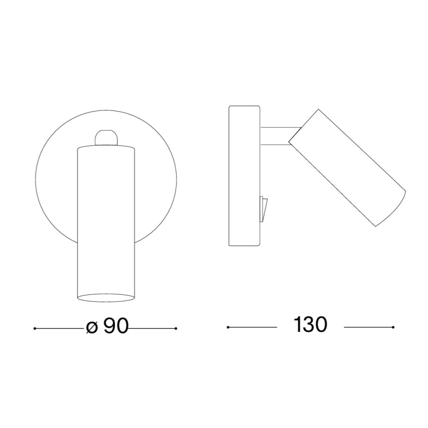 Ideal Lux - LED kinkiet punktowy PAGE LED/3W/230V CRI 90 biały