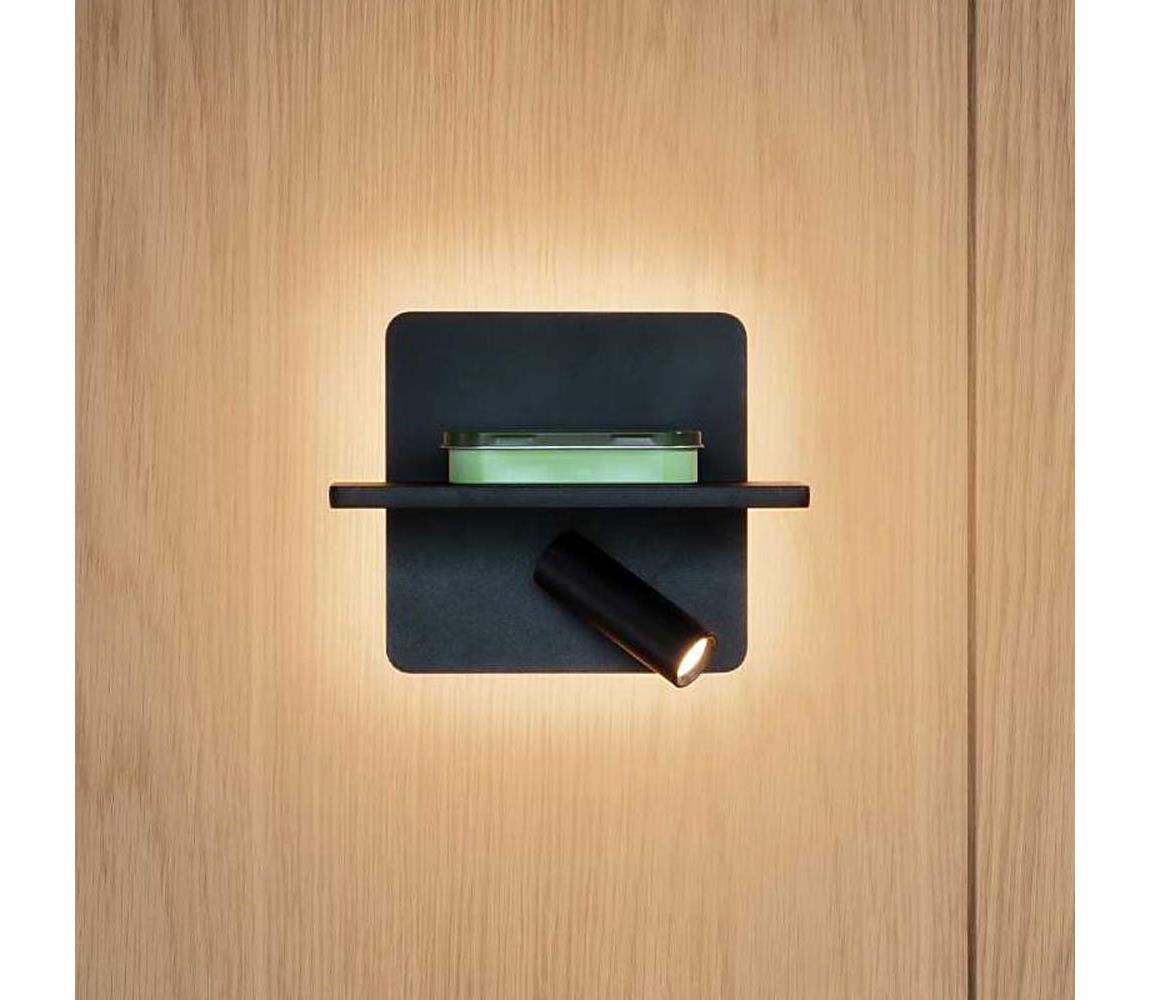 Ideal Lux - LED Kinkiet punktowy PIANO LED/11,5W/230V USB czarny
