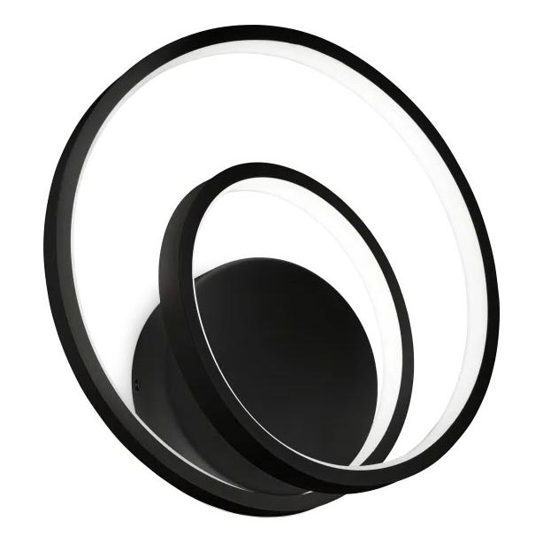 Ideal Lux - LED Kinkiet ściemnialny OZ LED/28W/230V CRI 90 czarny