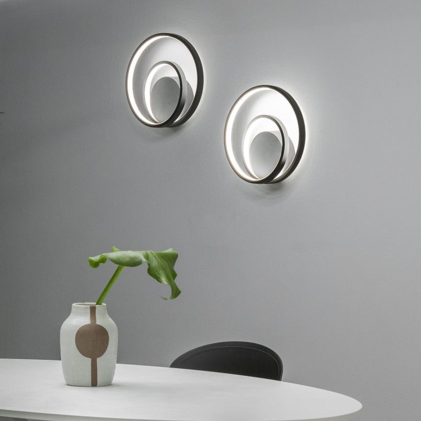 Ideal Lux - LED Kinkiet ściemnialny OZ LED/28W/230V CRI 90 czarny