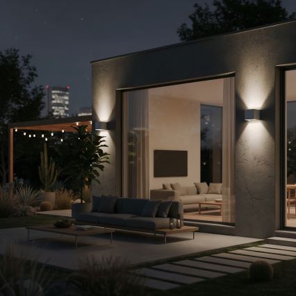 Ideal Lux - LED Kinkiet zewnętrzny ATOM LED/12W/230V CRI 90 IP54 biały