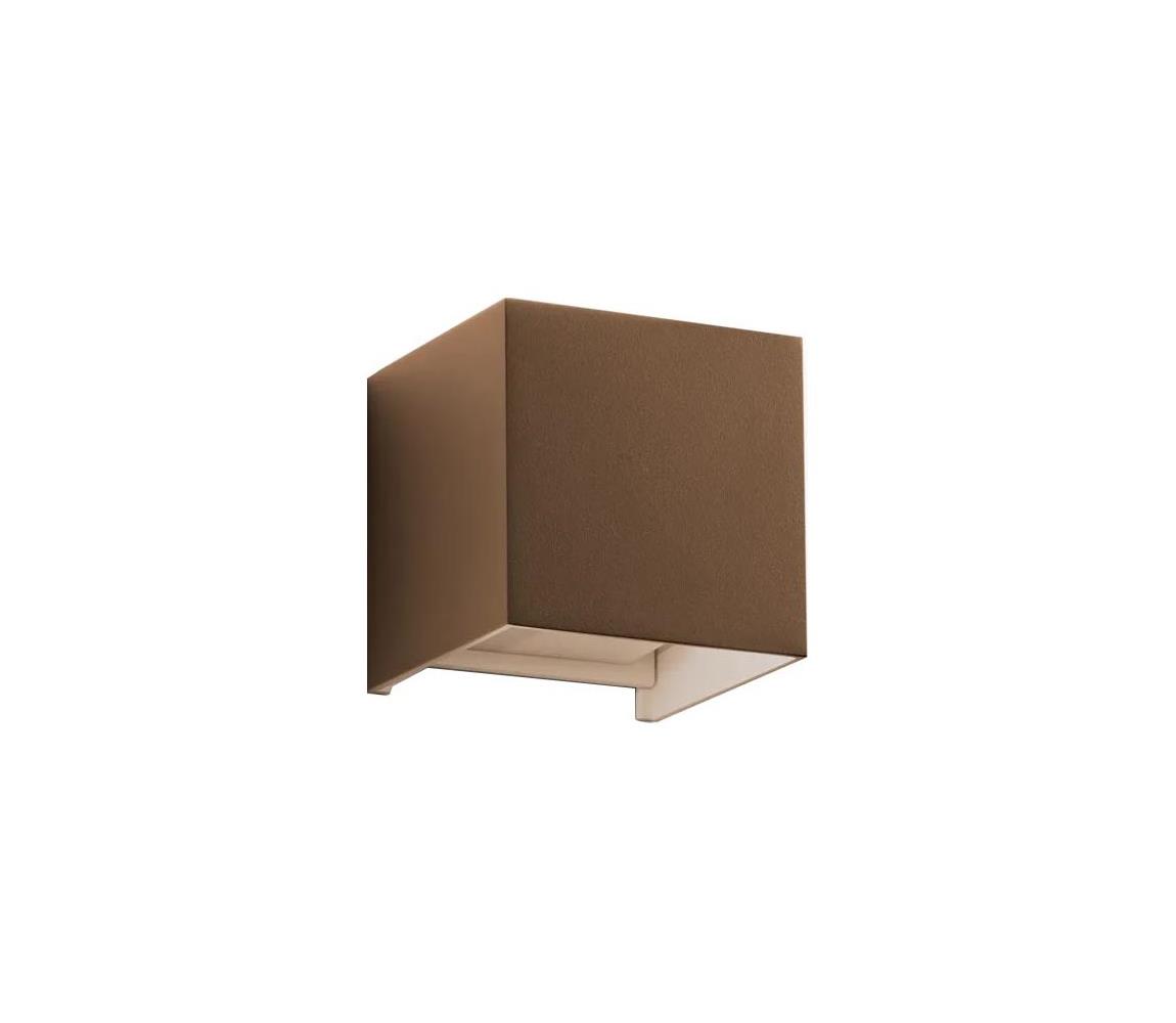 Ideal Lux - LED Kinkiet zewnętrzny ATOM LED/12W/230V IP54 brązowy