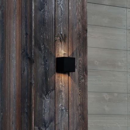 Ideal Lux - LED Kinkiet zewnętrzny ATOM LED/12W/230V CRI 90 IP54 czarny