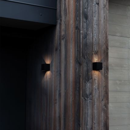 Ideal Lux - LED Kinkiet zewnętrzny ATOM LED/12W/230V CRI 90 IP54 czarny