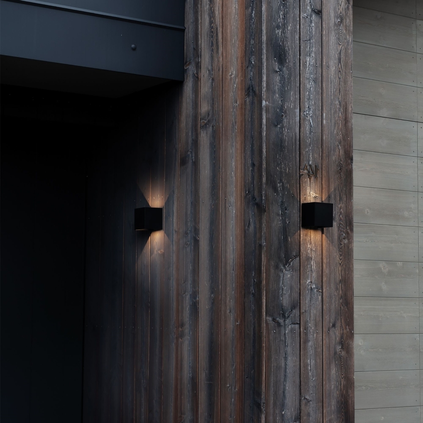 Ideal Lux - LED Kinkiet zewnętrzny ATOM LED/12W/230V CRI 90 IP54 czarny