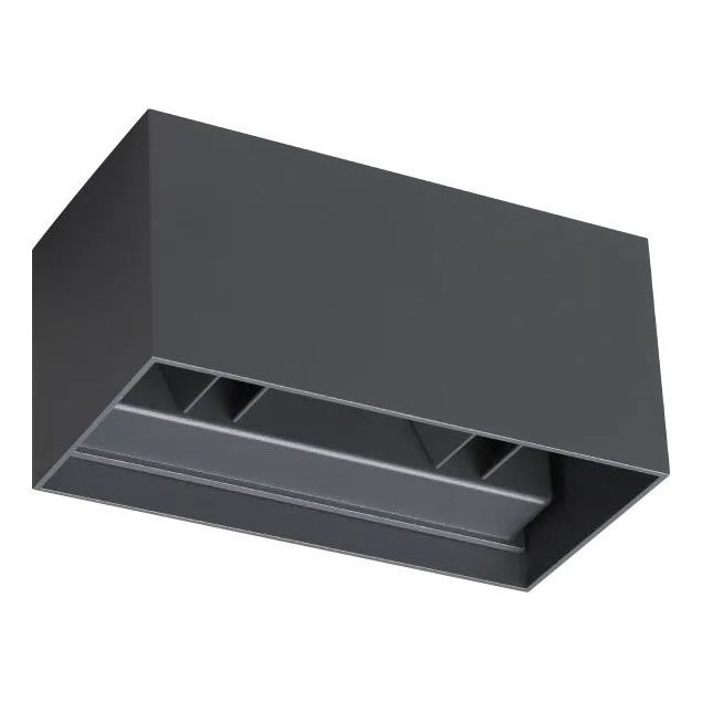 Ideal Lux - LED Kinkiet zewnętrzny ATOM LED/25W/230V CRI 90 IP54 antracyt