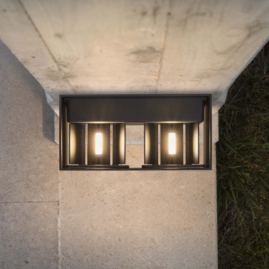 Ideal Lux - LED Kinkiet zewnętrzny ATOM LED/25W/230V CRI 90 IP54 antracyt
