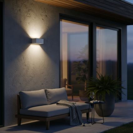 Ideal Lux - LED Kinkiet zewnętrzny ATOM LED/25W/230V CRI 90 IP54 biały