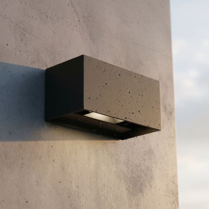 Ideal Lux - LED Kinkiet zewnętrzny ATOM LED/25W/230V CRI 90 IP54 czarny