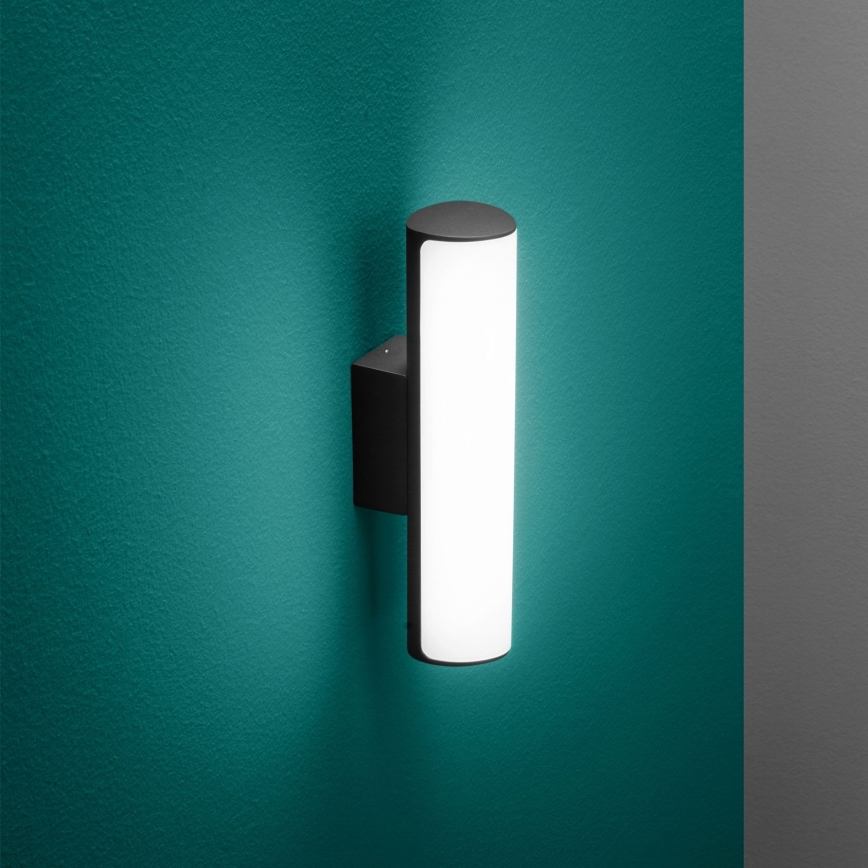 Ideal Lux - LED Kinkiet zewnętrzny ETERE LED/9,5W/230V 3000K CRI 90 IP44 czarny