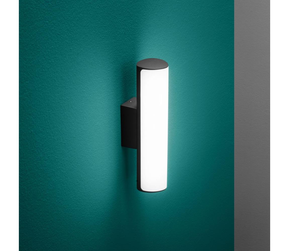 Ideal Lux - LED Kinkiet zewnętrzny ETERE LED/9,5W/230V 3000K IP44 czarny