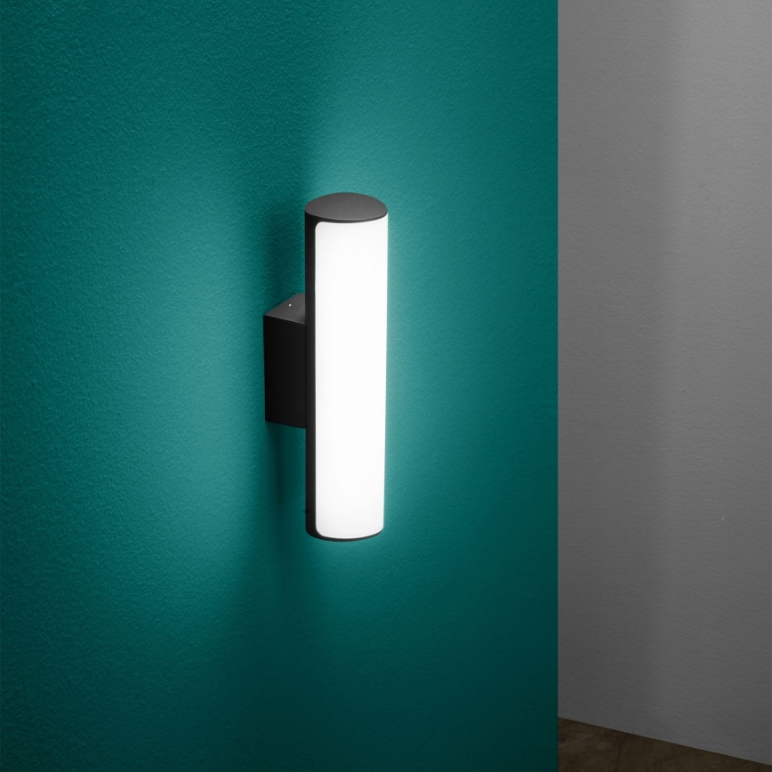 Ideal Lux - LED Kinkiet zewnętrzny ETERE LED/9,5W/230V 4000K CRI 90 IP44 czarny