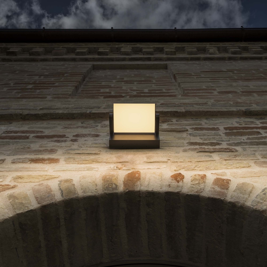 Ideal Lux - LED Kinkiet zewnętrzny SWIPE LED/21W/230V CRI 90 IP54 brązowy