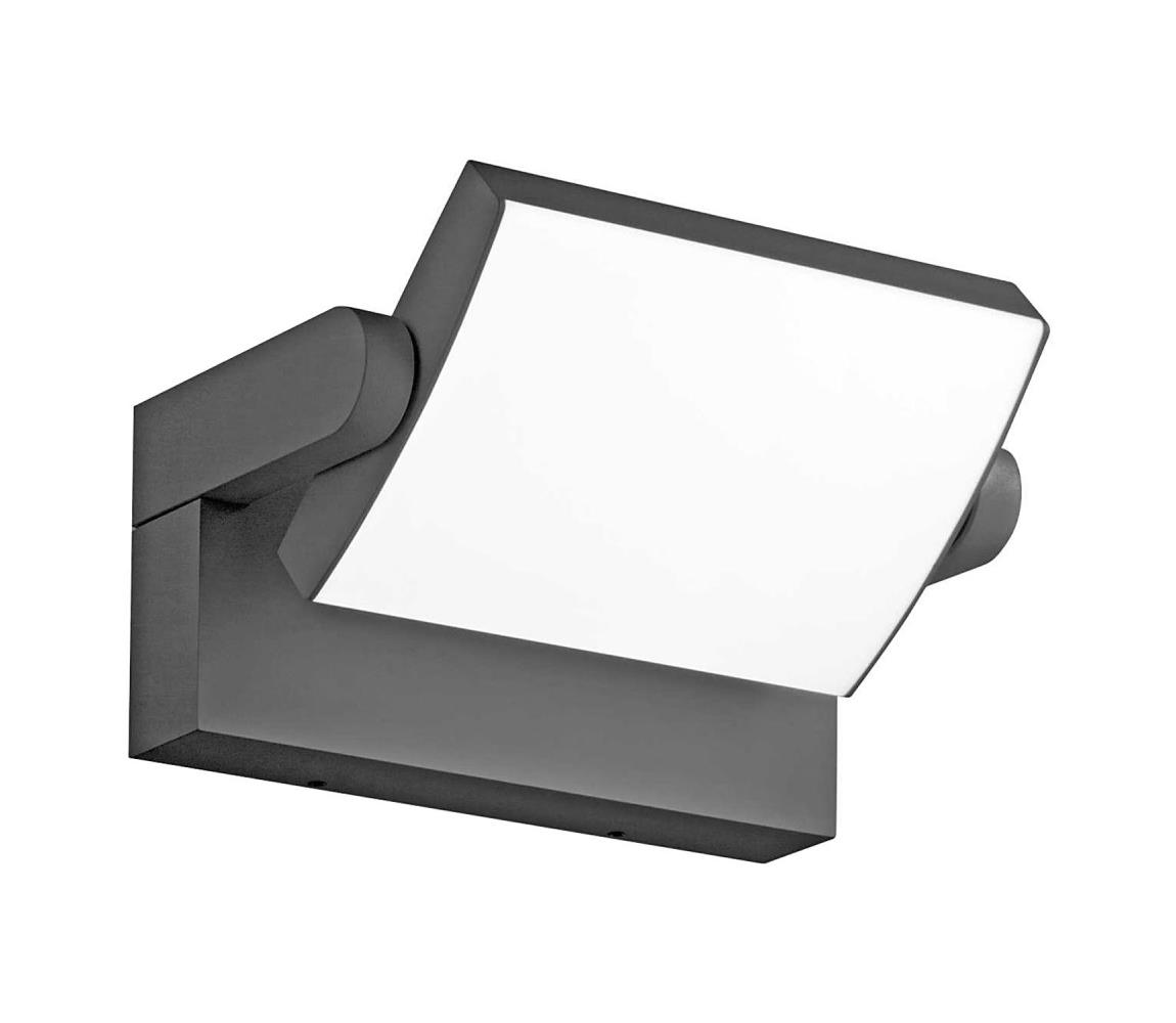 Ideal Lux - LED Kinkiet zewnętrzny SWIPE LED/21W/230V antracyt