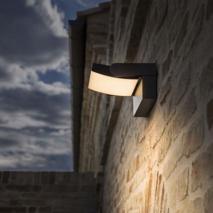 Ideal Lux - LED Kinkiet zewnętrzny SWIPE LED/21W/230V CRI 90 IP54 antracyt