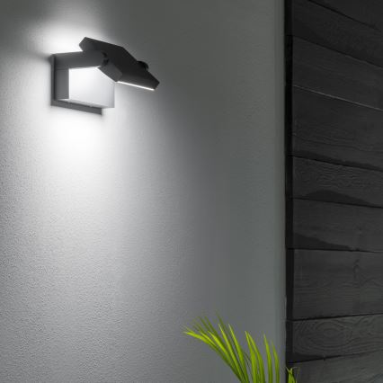 Ideal Lux - LED Kinkiet zewnętrzny SWIPE LED/21W/230V CRI 90 IP54 antracyt