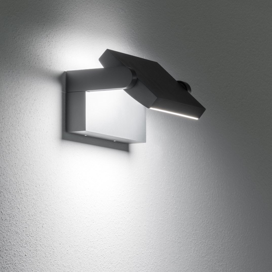 Ideal Lux - LED Kinkiet zewnętrzny SWIPE LED/21W/230V CRI 90 IP54 czarny