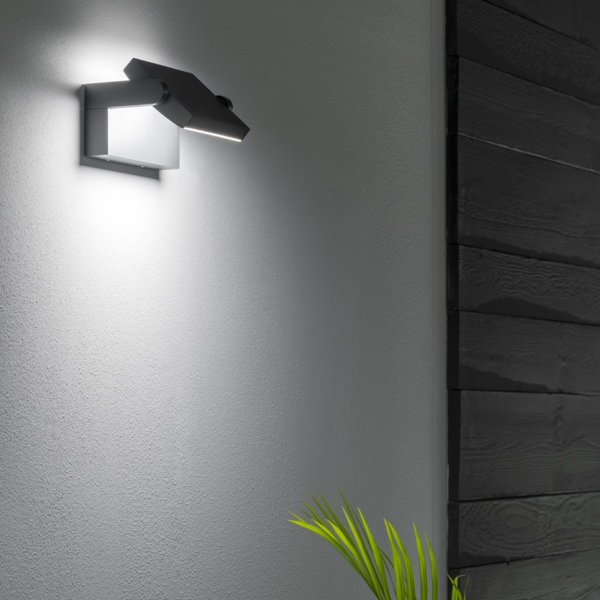 Ideal Lux - LED Kinkiet zewnętrzny SWIPE LED/21W/230V CRI 90 IP54 czarny