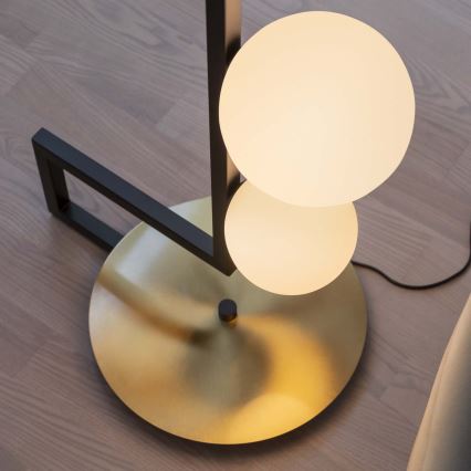 Ideal Lux - LED Lampa podłogowa BIRDS 5xG9/3W/230V czarny/złoty
