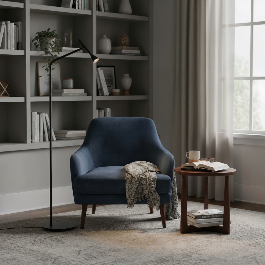 Ideal Lux - LED Lampa podłogowa DIESIS LED/4,5W/230V CRI 95 czarny