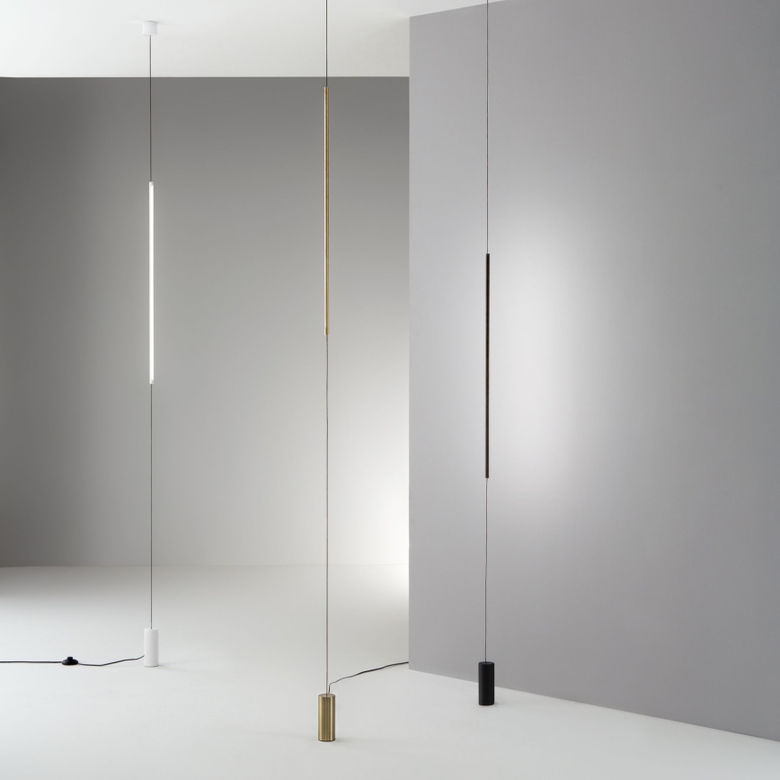 Ideal Lux - LED Lampa podłogowa FILO LED/14W/230V 3000K CRI 90 czarny