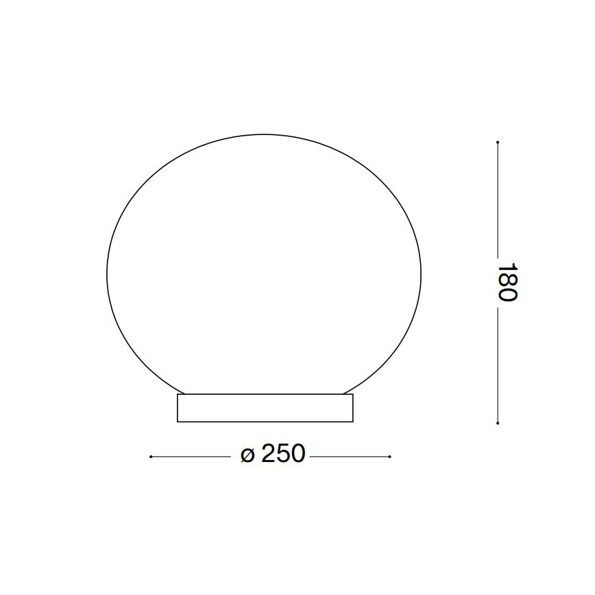 Ideal Lux - LED Lampa stołowa CANDY 1xG9/3W/230V śr. 25 cm biały