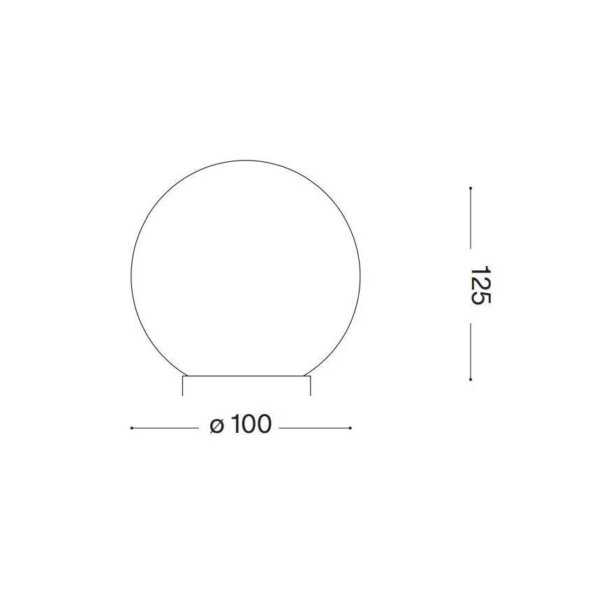 Ideal Lux - LED Lampa stołowa CARTA 1xG9/3W/230V śr. 10 cm biały